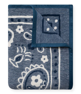 ChappyWrap - Vintage Blue Bandana Blanket: Original