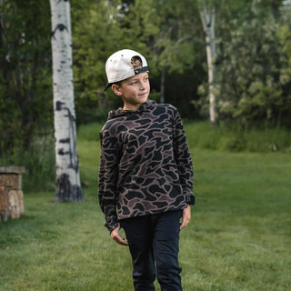 Burlebo: Youth Thermal Hoodie - Bendita Camo