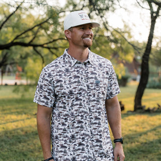 Burlebo - Performance Button Up - Brush Country