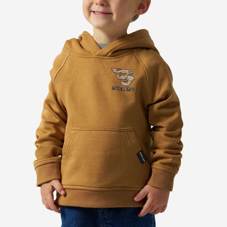 Burlebo: Youth Fleece Hoodie- Mallard Camo Dog