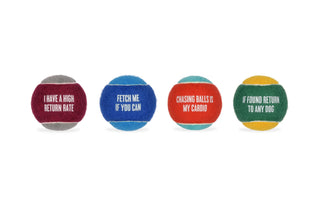 Dog Tennis Ball - 4 Pack