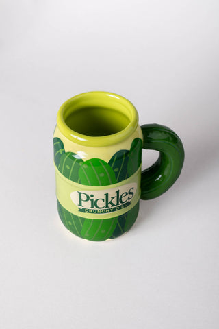 Ban.do - Novelty Ceramic Mug, Pickle Jar