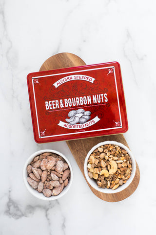 Damn, Man - Beer and Bourbon Liquor Nuts Gourmet Gift Tin