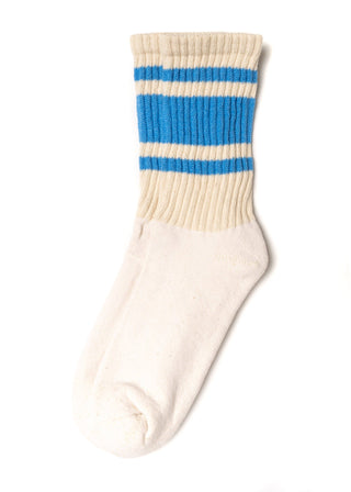 The Mono Stripe Socks: Blue