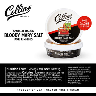 Collins - Smoked Bacon Bloody Mary Salt 4 oz
