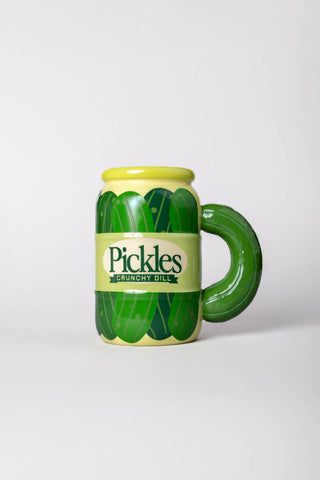 Ban.do - Novelty Ceramic Mug, Pickle Jar