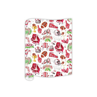 Razorback Football Icons Table Runner