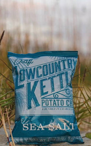 Lowcountry Kettle - Sea Salt Potato Chips - 24 bags