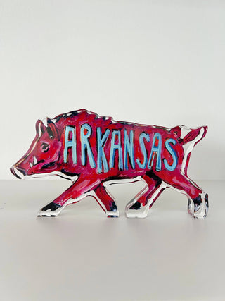 Arkansas Hog acrylic