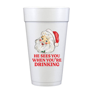 When You're Drinking- Christmas Foam Cups