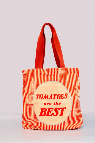 Ban.do - Canvas Tote, Tomatoes are the Best