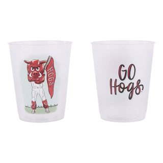 Arkansas Mascot Frosted Cups