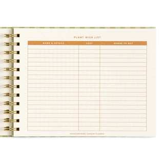 Life On The Homestead Garden Planner - Gingham