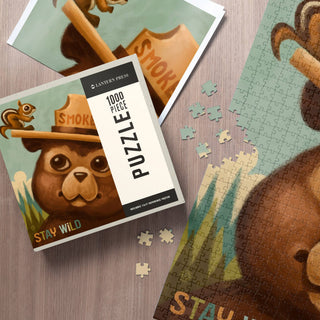 Stay Wild, Smokey Bear and Squirrel Puzzle