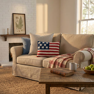 USA Flag Hook Pillow