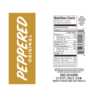 Stripling's Beef Jerky - Peppered Original