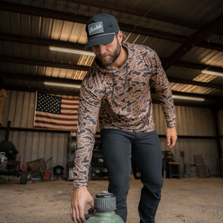 Burlebo- Performance Hoodie- Gauge Camo