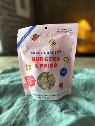 Bocce's Bakery: Burgers & Fries Dog Biscuits
