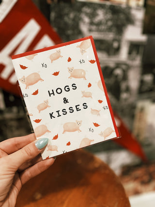 Hogs and Kisses Card