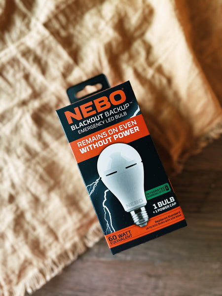 Nebo: Blackout Backup Emergency LED Bulb – citysupplyfayetteville