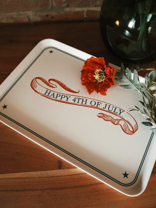 Happy 4th of July Serving Tray