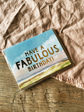 Fabulous Birthday Greeting Card