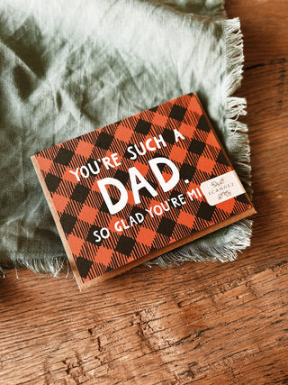 Father's Day Buffalo Plaid Card