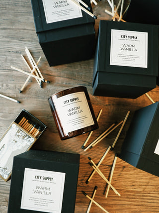 City Supply x Lost and Found Collective: Warm Vanilla Candle
