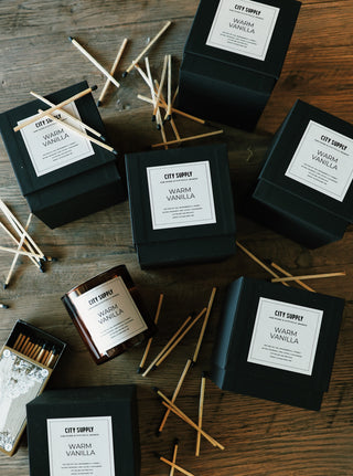 City Supply x Lost and Found Collective: Warm Vanilla Candle