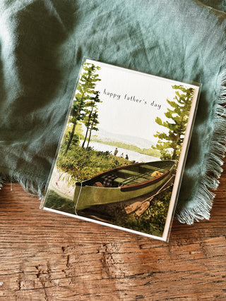 Canoe Father's Day Card