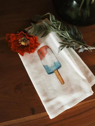 Summer Popsicle Dish Towel