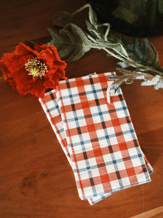 Striped Plaid Paper Guest Towel Napkin