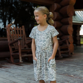 Burlebo: Youth Moxie Dress- Classic Deer Camo