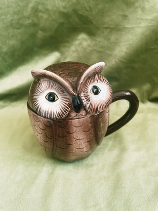 Owl Mug With Lid
