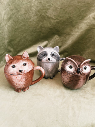 Owl Mug With Lid