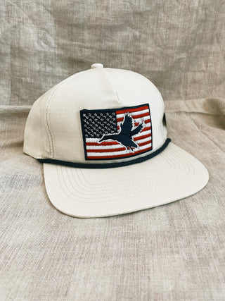 Burlebo: American Flag Duck Hat