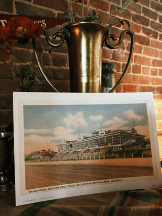 Oaklawn Racetrack Grand Stand Art Print