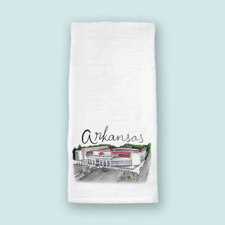 Arkansas Razorbacks Stadium Tea Towel