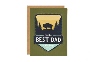 Best Dad Patch Card