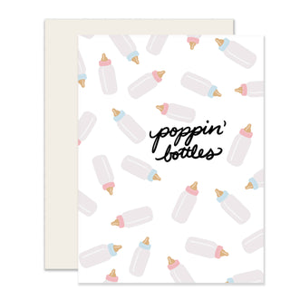 Poppin' Bottles Baby Card