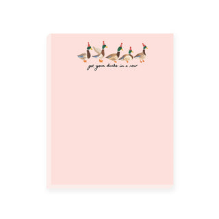 Get Your Ducks In A Row Notepad