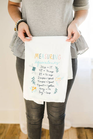 Measuring Equivalents Tea Towel