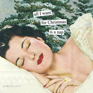 Paper Cocktail Napkins Pack of 20 Anne Taintor Nap Christmas
