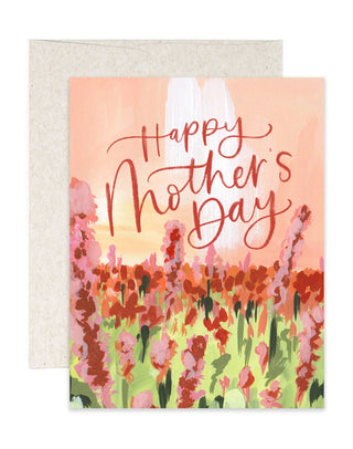 Mother's Day Flower Field Greeting Card