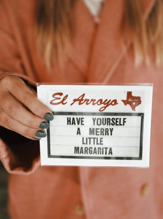 El Arroyo: Merry Margarita Card