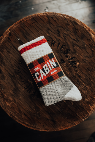 Upstate Stock - Cabin Sock: Red by