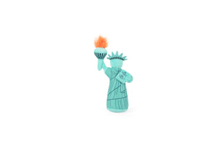 Lady Liberty Dog Toy- Small