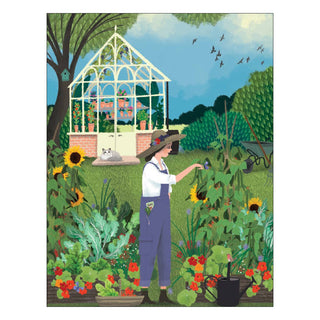 Greenhouse Garden Birthday Card