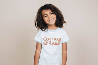 The Bee & The Fox: Don't Mess with Mama Kids Ringer Tee