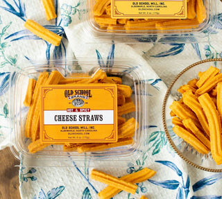 Old School Mill: Hot & Spicy Cheese Straws